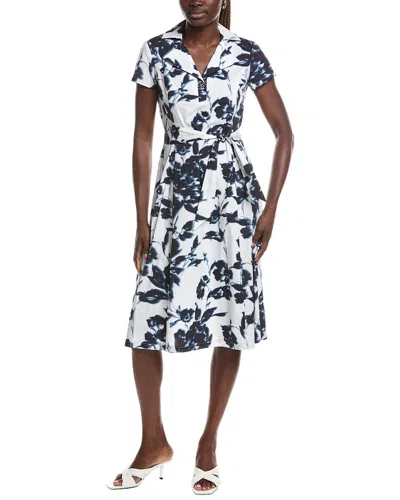 Joseph Ribkoff Midi Dress In White