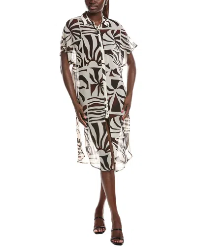 Joseph Ribkoff Midi Dress In Multi