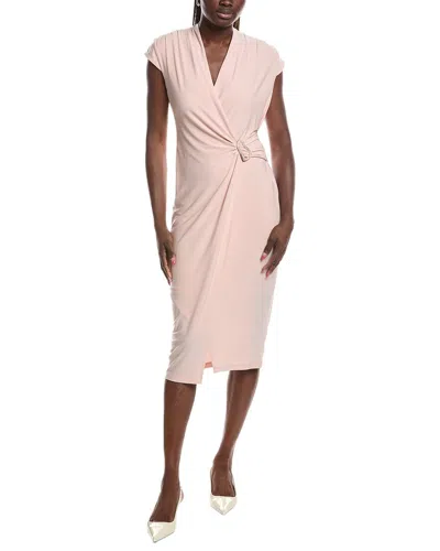 Joseph Ribkoff Midi Dress In Pink