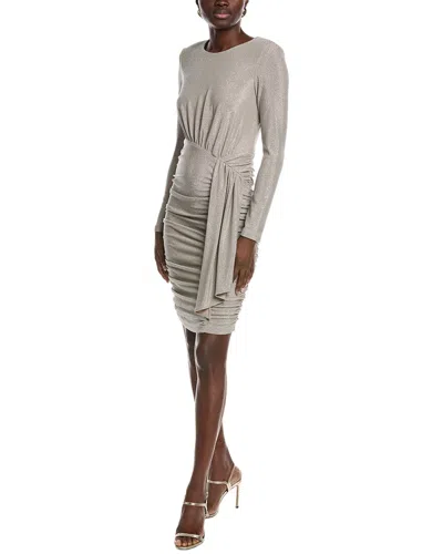 Joseph Ribkoff Midi Dress In Silver