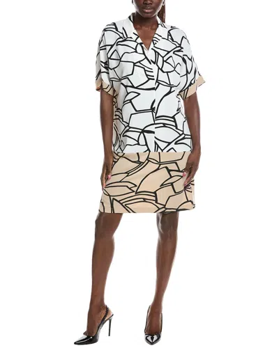 Joseph Ribkoff Midi Dress In White