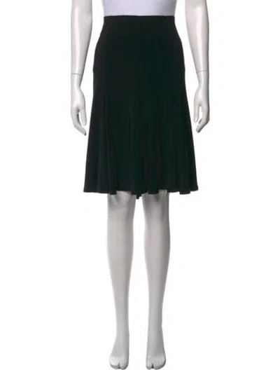 Pre-owned Joseph Ribkoff Midi Length Skirt In Black
