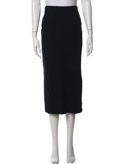 Pre-owned Joseph Ribkoff Midi Length Skirt W/ Tags In Blue