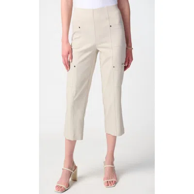 Joseph Ribkoff Millenium Crop Pull-on Pants In Moonstone In Beige