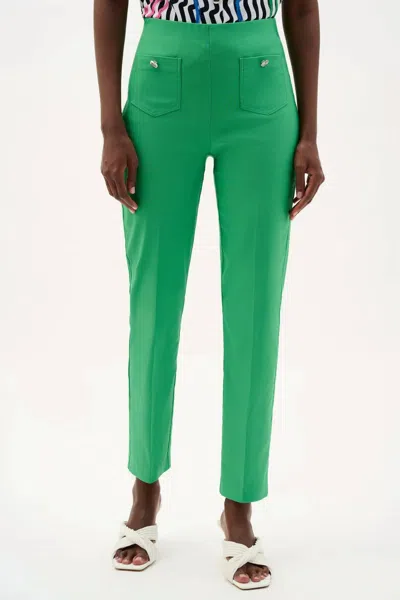 Joseph Ribkoff Millenium Cropped Pant In Green