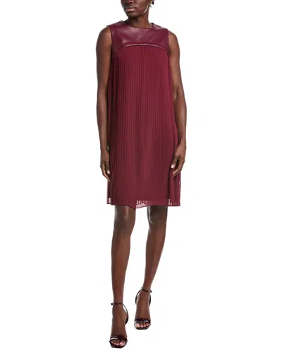 Joseph Ribkoff Mini Dress In Burgundy
