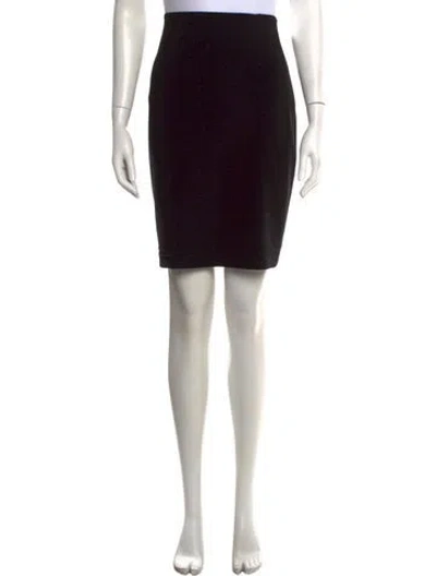 Pre-owned Joseph Ribkoff Mini Skirt In Black