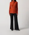Joseph Ribkoff Mock Collar Sweater In Tandoori In Multi