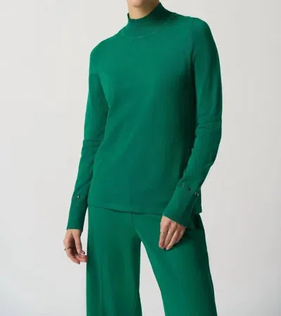 Joseph Ribkoff Mockneck Sweater - Plus In Kelly Green