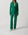 JOSEPH RIBKOFF NOTCHED COLLAR BLAZER IN KELLY GREEN