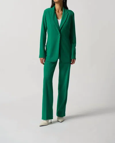 Joseph Ribkoff Notched Collar Blazer In Kelly Green
