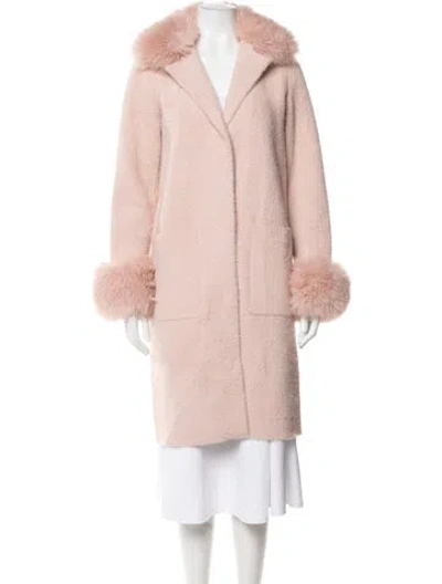 Pre-owned Joseph Ribkoff Nylon Coat In Pink