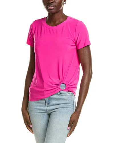 Joseph Ribkoff O-ring Side Top In Pink