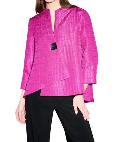 Joseph Ribkoff One Button Jacquard Jacket In Opulence In Multi