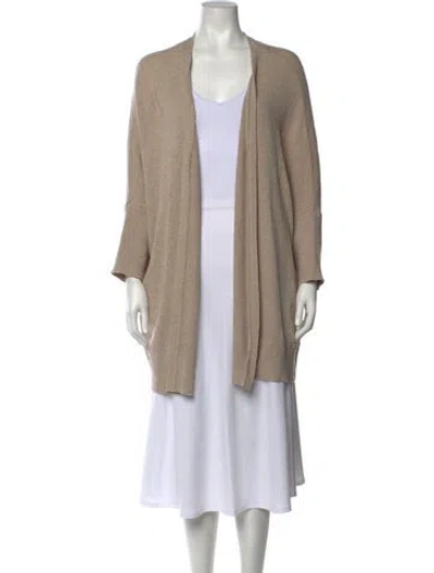 Pre-owned Joseph Ribkoff Open Front Sweater In Neutrals