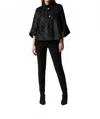 Joseph Ribkoff Oversized Button Jacket In Black In Black