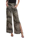 Joseph Ribkoff Gauze Wide-leg Pants In Tropical Print In Multi