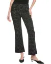 Joseph Ribkoff Check Jacquard Straight Leg Pants In Multi