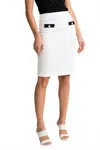 Joseph Ribkoff Pencil Skirt In White In White