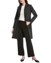 Joseph Ribkoff Pleated Coat In Grey