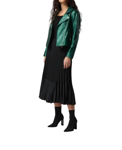 Joseph Ribkoff Pleated Midi Skirt In Black