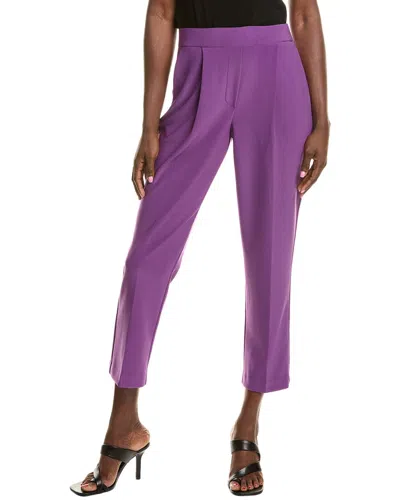 Joseph Ribkoff Pleated Pant In Purple