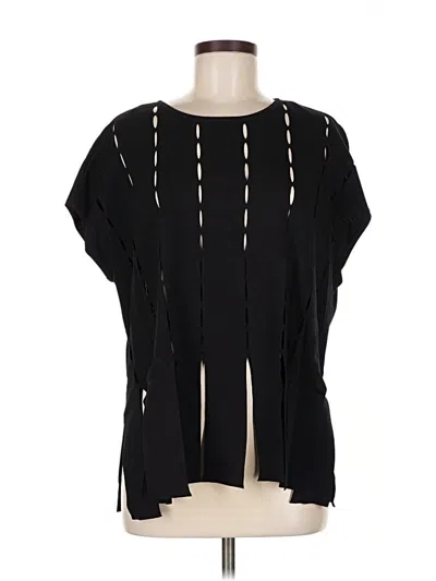 Pre-owned Joseph Ribkoff Poncho In Black