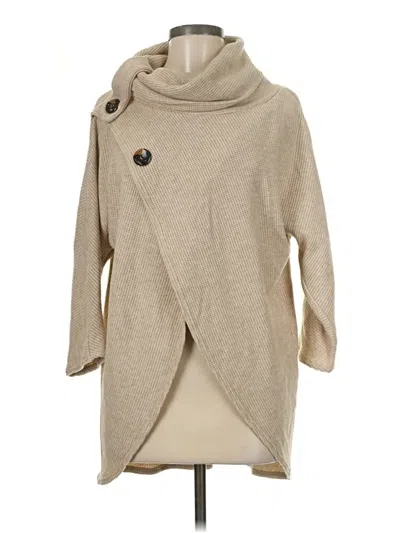 Pre-owned Joseph Ribkoff Poncho In Brown