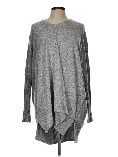 Pre-owned Joseph Ribkoff Poncho In Gray