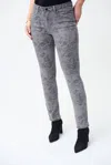 Joseph Ribkoff Printed Embellished Jeans In Grey In Grey