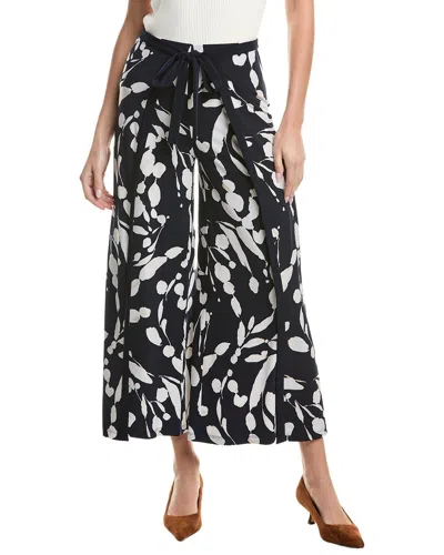 Joseph Ribkoff Printed Pant In Blue