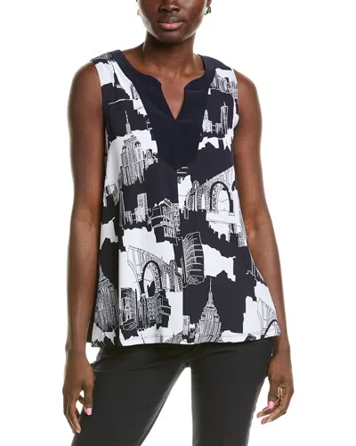 Joseph Ribkoff Printed Top In Blue