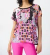 Joseph Ribkoff Printed Top In Van/multi In Multi