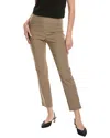 Joseph Ribkoff Hexagonal Jacquard Pant In Brown