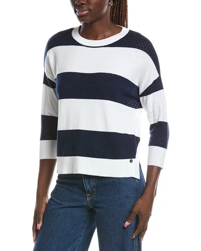 Joseph Ribkoff Pull Over Sweater In White