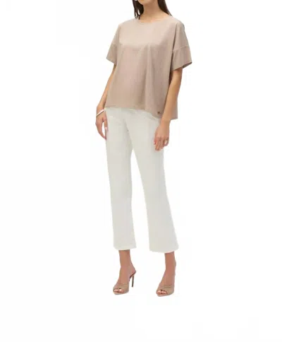 Joseph Ribkoff Pullover Top In Dune Color In Nude