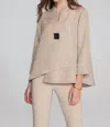 Joseph Ribkoff Quilted Cropped Blazer In Sand In Beige