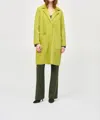 Joseph Ribkoff Notched Collar Coat In Wasabi 233951f24 Col 4277 In Green