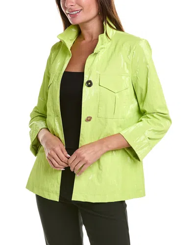 Joseph Ribkoff Rain Jacket In Green