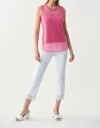 JOSEPH RIBKOFF RASPBERRY SORBET TANK IN PINK