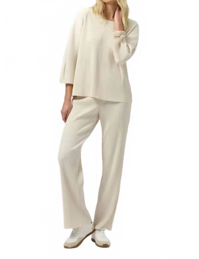 Joseph Ribkoff Relaxed Pleated Trousers In Birch In Pattern