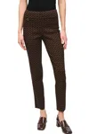 Joseph Ribkoff Silky Knit Fitted Wrap Top In Black In Multi