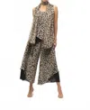 Joseph Ribkoff Reversible Tunic In Black/beige In Multi