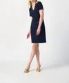 Joseph Ribkoff Rivet Dress In Midnight In Multi