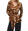 Joseph Ribkoff Blouse In Brown