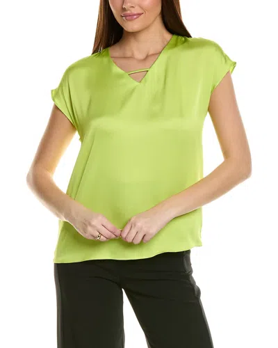 Joseph Ribkoff Satin Top In Green