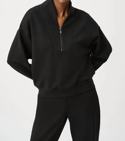 Joseph Ribkoff Scuba Jersey Boxy Sweatshirt In Black
