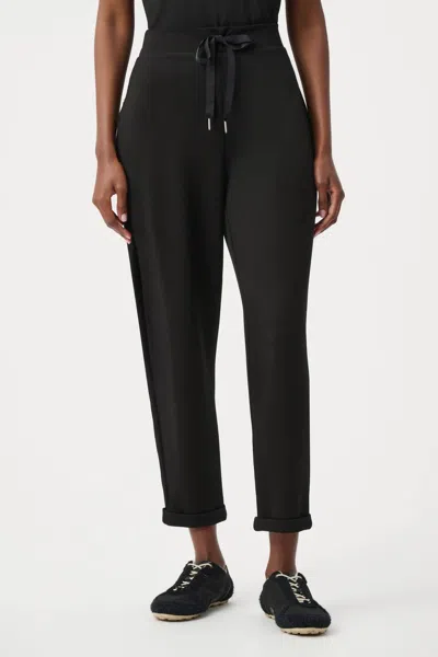 Joseph Ribkoff Scuba Jersey Pull On Jogger Pants In Black