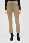 Joseph Ribkoff Scuba Suede Flared Pant In Java In Brown