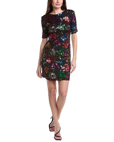 Joseph Ribkoff Sequin Mini Dress In Black